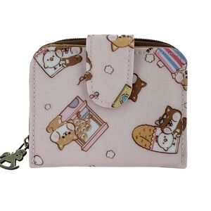 Waterproof Shiba Inu Snap Fold Short Wallet Coin Purse